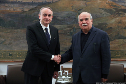 Среща на посланик Порязов с председателя на гръцкия парламент 